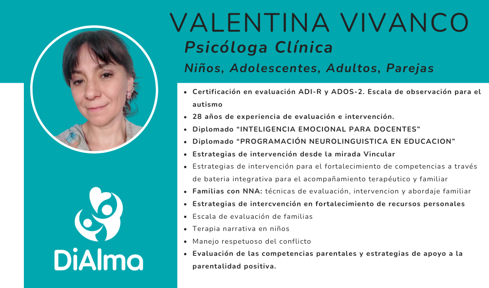 Ficha profesional de Valentina Vivanco